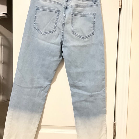 Jjill capri jeans 6 petite ombré bottom - Picture 3 of 3